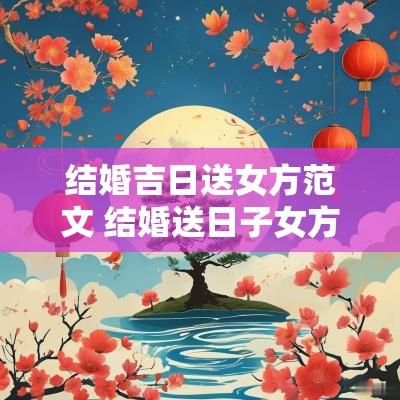 结婚吉日送女方范文 结婚送日子女方要准备什么