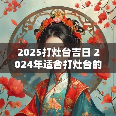 2025打灶台吉日 2025年适合打灶台的日子有哪些