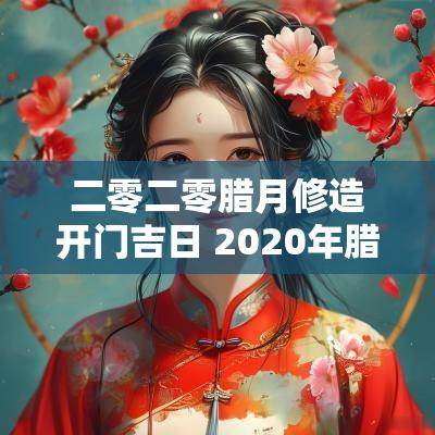 二零二零腊月修造开门吉日 2025年腊月装修开工黄道吉日