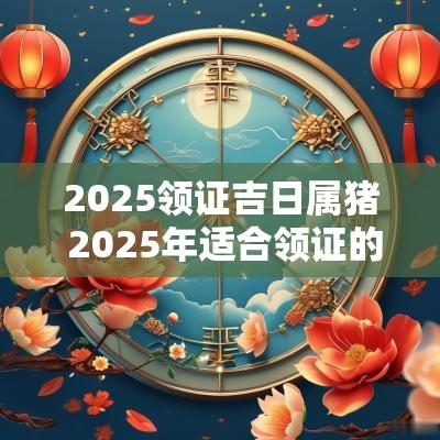 2025领证吉日属猪 2025年适合领证的日子一览表 2025领证吉日属猪 2025年适合领证的日子一览表
