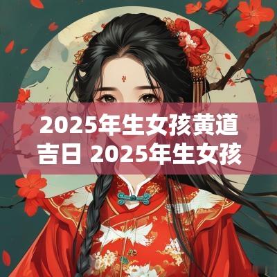 2025年生女孩黄道吉日 2025年生女孩黄道吉日查询