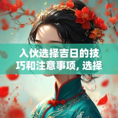入伙选择吉日的技巧和注意事项, 选择最佳时机