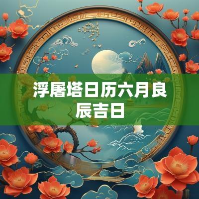 浮屠塔日历六月良辰吉日