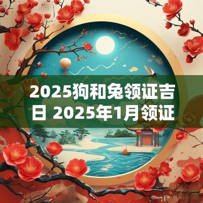 2025狗和兔领证吉日 2025年1月领证吉日一览表