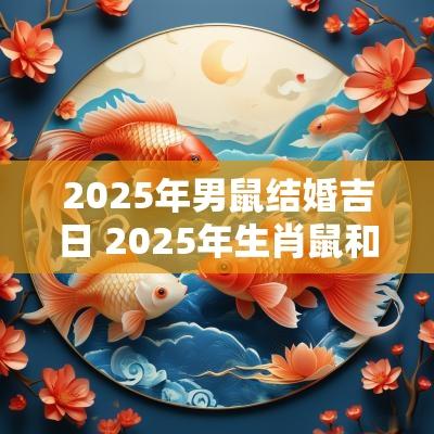 2025年男鼠结婚吉日 2025年生肖鼠和生肖牛1月结婚吉日
