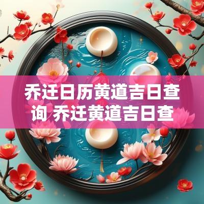 乔迁日历黄道吉日查询 乔迁黄道吉日查询2025