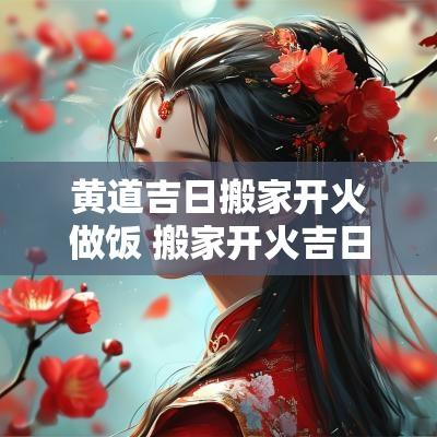 黄道吉日搬家开火做饭 搬家开火吉日2025