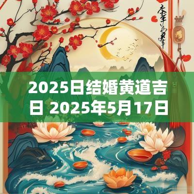 2025日结婚黄道吉日 2025年5月17日是结婚黄道吉日吗