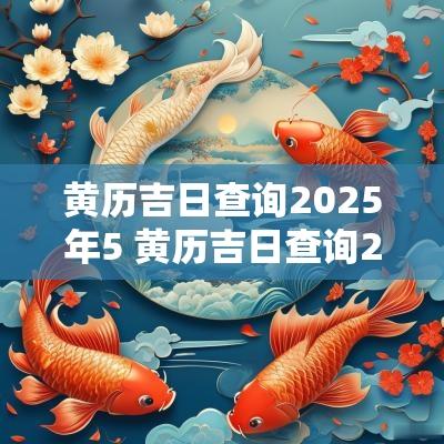 黄历吉日查询2025年5 黄历吉日查询2025年结婚