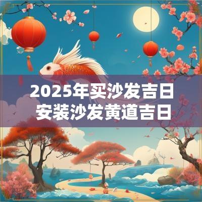 2025年买沙发吉日 安装沙发黄道吉日