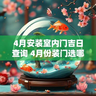 4月安装室内门吉日查询 4月份装门选哪一天好 4月安装室内门吉日查询 4月份装门选哪一天好