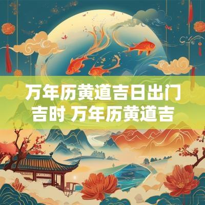 万年历黄道吉日出门吉时 万年历黄道吉日出门吉时是几点