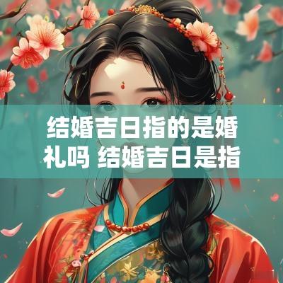 结婚吉日指的是婚礼吗 结婚吉日是指什么时间