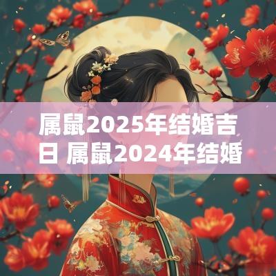 属鼠2025年结婚吉日 属鼠2025年结婚最好的日子