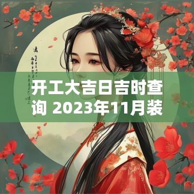开工大吉日吉时查询 2025年11月装修开工吉日吉时查询