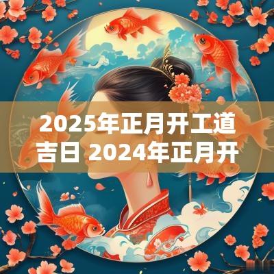 2025年正月开工道吉日 2025年正月开工黄道吉日一览表