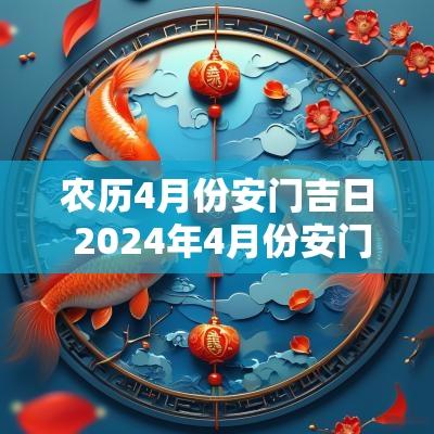 农历4月份安门吉日 2025年4月份安门吉日