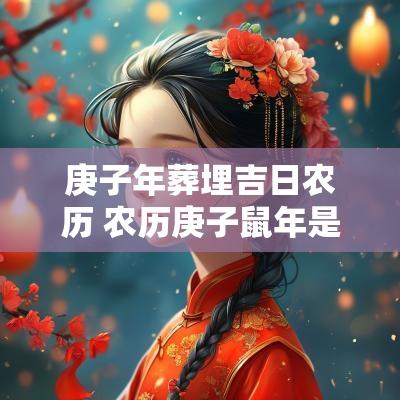 庚子年葬埋吉日农历 农历庚子蛇年是哪一年