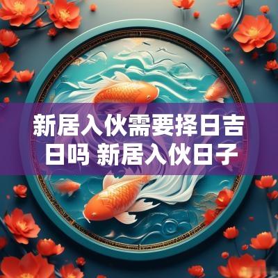 新居入伙需要择日吉日吗 新居入伙日子不好怎么办