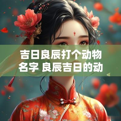 吉日良辰打个动物名字 良辰吉日的动物