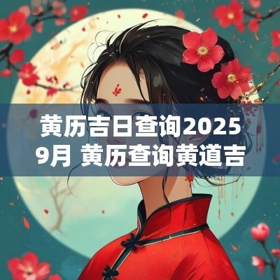 黄历吉日查询20259月 黄历查询黄道吉日2025