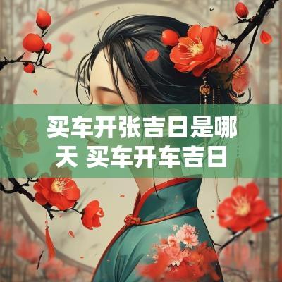 买车开张吉日是哪天 买车开车吉日