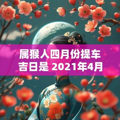 属猴人四月份提车吉日是 2025年4月属猴提车吉日