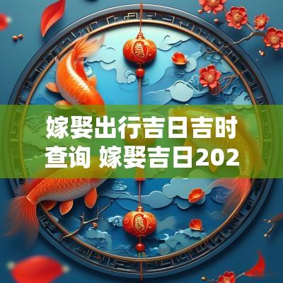 嫁娶出行吉日吉时查询 嫁娶吉日2025年