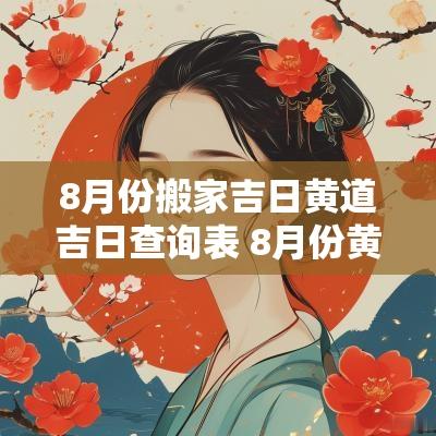 8月份搬家吉日黄道吉日查询表 8月份黄道吉日搬家入宅
