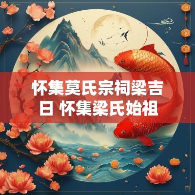 怀集莫氏宗祠梁吉日 怀集梁氏始祖