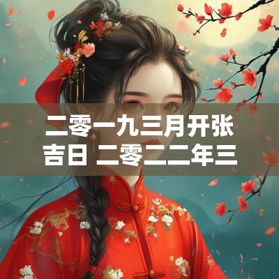 二零一九三月开张吉日 二零二二年三月开张吉日