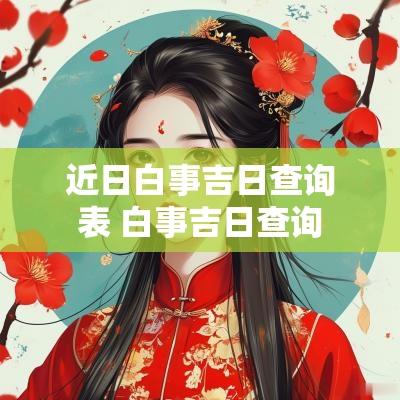 近日白事吉日查询表 白事吉日查询