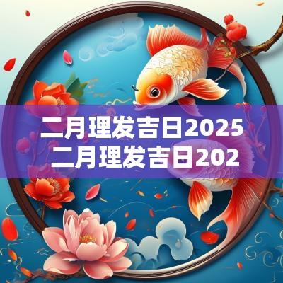 二月理发吉日2025 二月理发吉日2025年