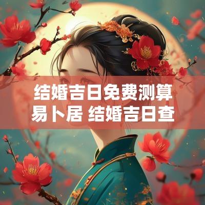 结婚吉日免费测算易卜居 结婚吉日查询2025年