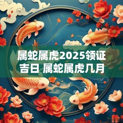 属蛇属虎2025领证吉日 属蛇属虎几月结婚好
