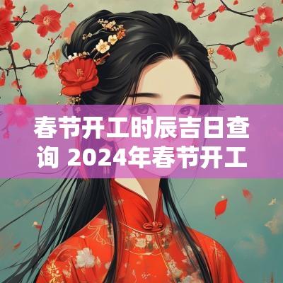 春节开工时辰吉日查询 2025年春节开工吉日吉时查询 春节开工时辰吉日查询 2025年春节开工吉日吉时查询