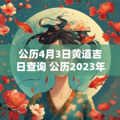 公历4月3日黄道吉日查询 公历2025年4月4日黄道吉日查询