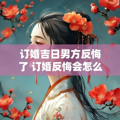 订婚吉日男方反悔了 订婚反悔会怎么处理
