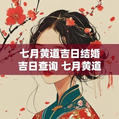 七月黄道吉日结婚吉日查询 七月黄道吉日结婚吉日
