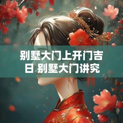 别墅大门上开门吉日 别墅大门讲究
