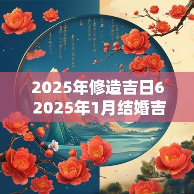 2025年修造吉日6 2025年1月结婚吉日