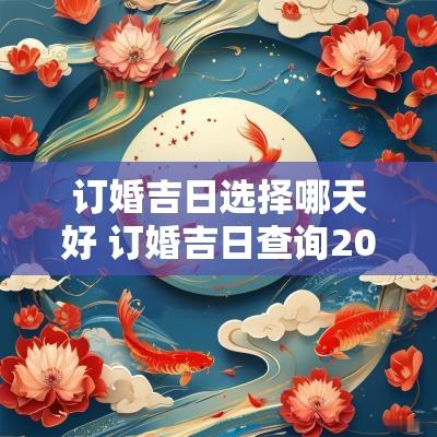 订婚吉日选择哪天好 订婚吉日查询2025年
