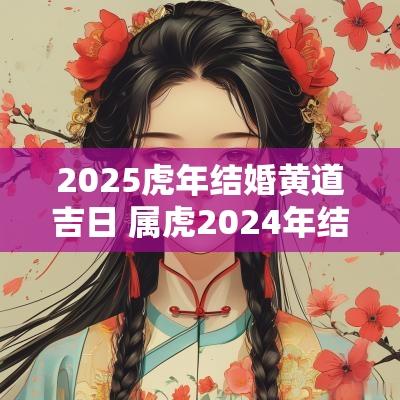 2025蛇年结婚黄道吉日 属虎2025年结婚黄道吉日