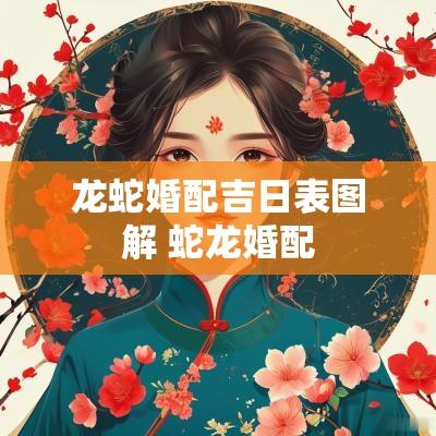 龙蛇婚配吉日表图解 蛇龙婚配