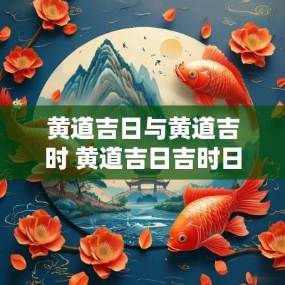 黄道吉日与黄道吉时 黄道吉日吉时日历表2025