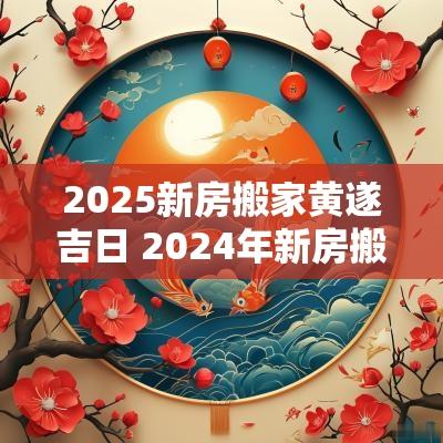2025新房搬家黄遂吉日 2025年新房搬家入宅黄道吉日
