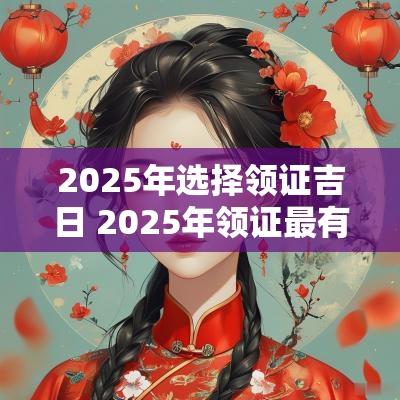 2025年选择领证吉日 2025年领证最有意义的日子