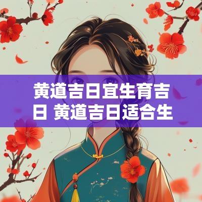 黄道吉日宜生育吉日 黄道吉日适合生孩子吗