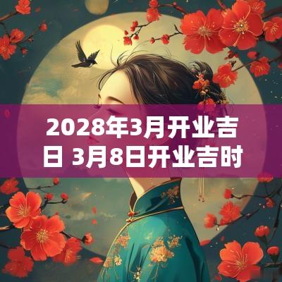 2028年3月开业吉日 3月8日开业吉时