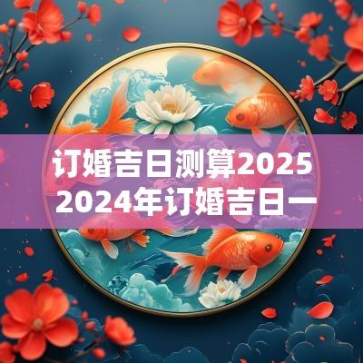 订婚吉日测算2025 2025年订婚吉日一览表